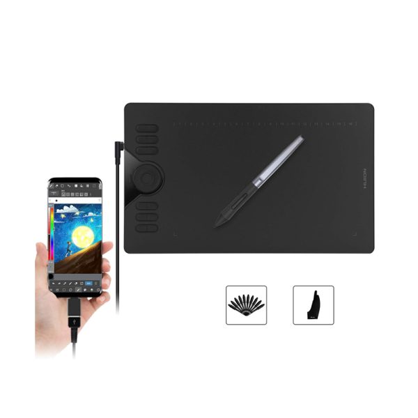 تبلت گرافیکی هوئیون مدل HS610 به همراه قلم نوری