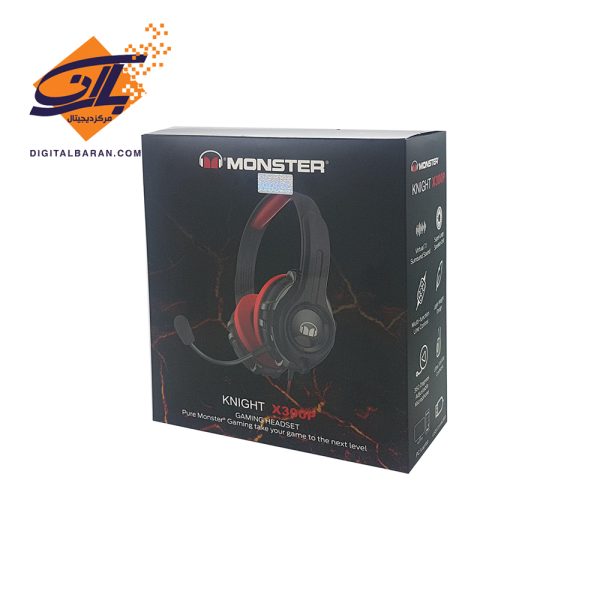 هدست گیمینگ با سیم مانستر مدل KNIGHT X300P