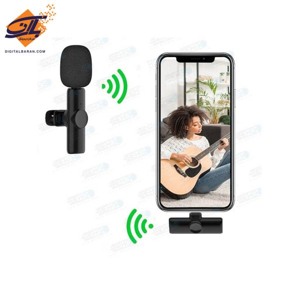 میکروفون یقه ای بی سیم گرین مدل type C