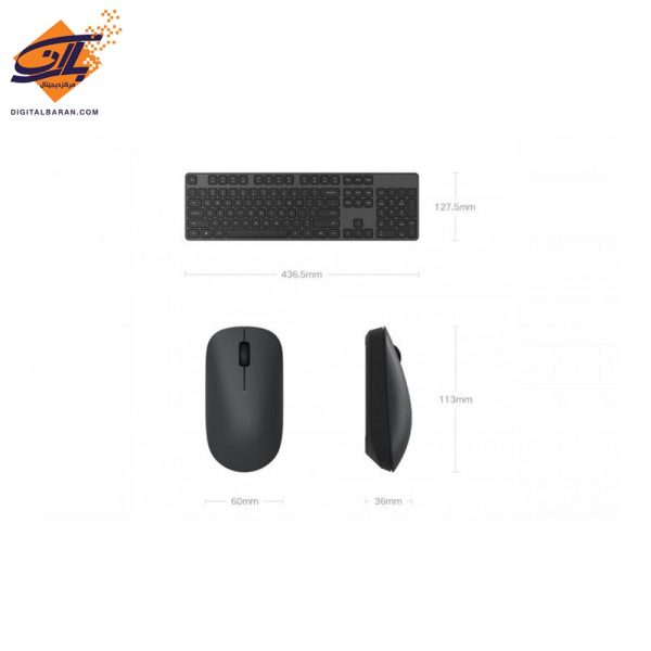 ماوس و کیبورد بی سیم شیائومی مدل Mi WXJS01YM