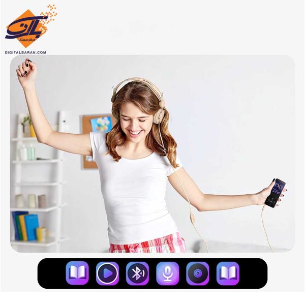 پلیر MP3 PLAYER APGTEK A09X ظرفیت 32 گیگ