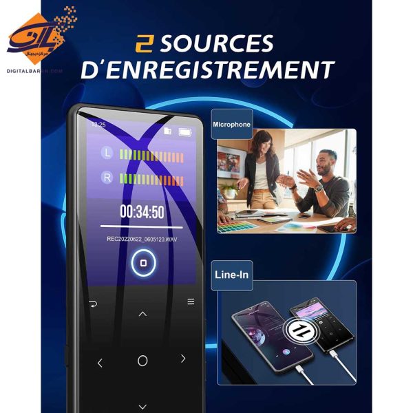 پلیر MP3 PLAYER MECHEN D51 ظرفیت 32 گیگ