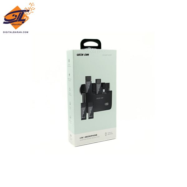 میکروفن بی سیم گرین لاین Green lion 4in1 microphone