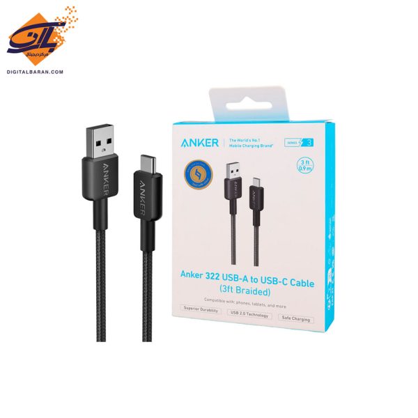 کابل USB A به USB C انکر Anker 322