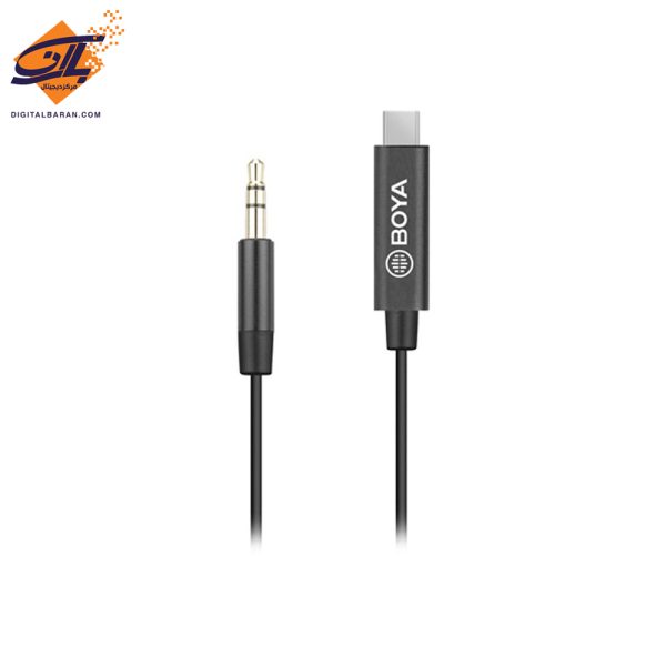 کابل تبدیل Type-C به جک 3.5 میلی متری(نری) بویا مدل K2