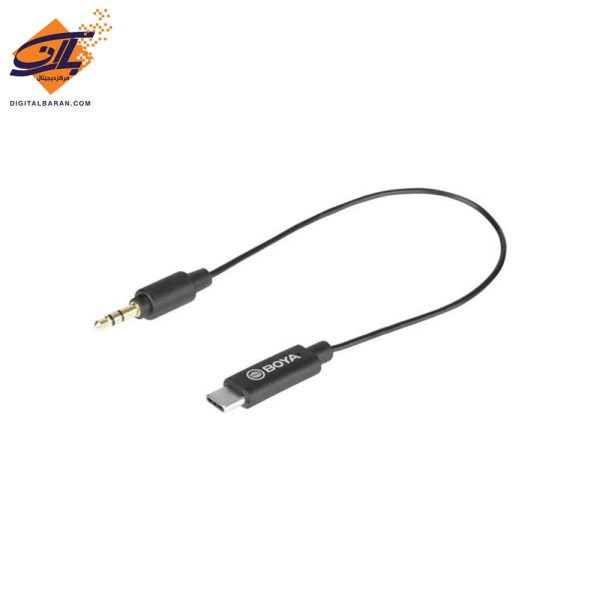 کابل تبدیل Type-C به جک 3.5 میلی متری(نری) بویا مدل K2