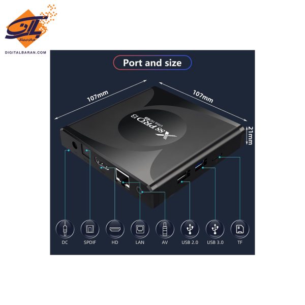 اندروید باکس ایکس‌88 مدل X88 Pro 13 OTA 4/64