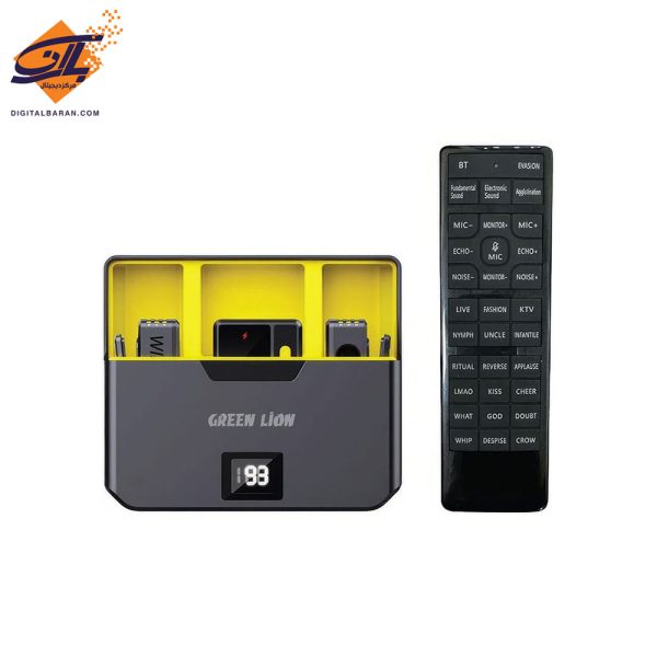 میکروفن بی سیم گرین لاین با ریموت کنترل Green lion Wireless mic Remote Control Type c