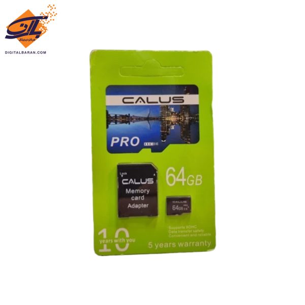 کارت حافظه ۶۴ گیگابایت CALUS PRO همراه با آداپتور Memory Card