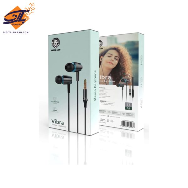 هندزفری استریو وایبرا گرین لاین Green Lion Vibra Stereo Earphone