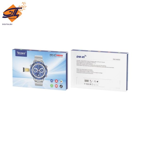 ساعت سیم کارت خور و دوربین دار telzeal مدل DW41