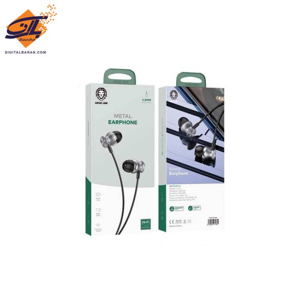 هندزفری فلزی سیمی گرین لاین Green Lion Metal Earphone