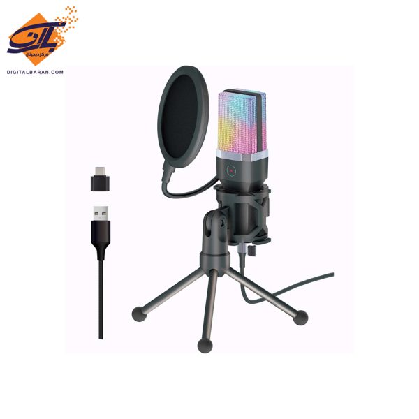 میکروفن استودیویی یانمای Yanmai X1R RGB Studio microphone