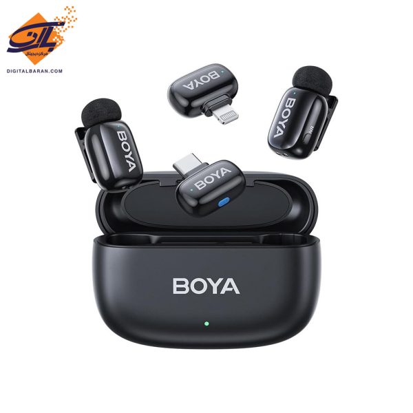 میکروفن بی سیم بویا مدل BOYA Mini 12 Combo Wireless Microphone