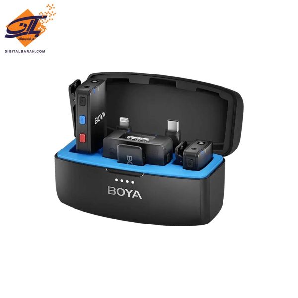میکروفن دو کاربر بی سیم یقه ای بویا BOYA BOYAMIC Wireless Microphone