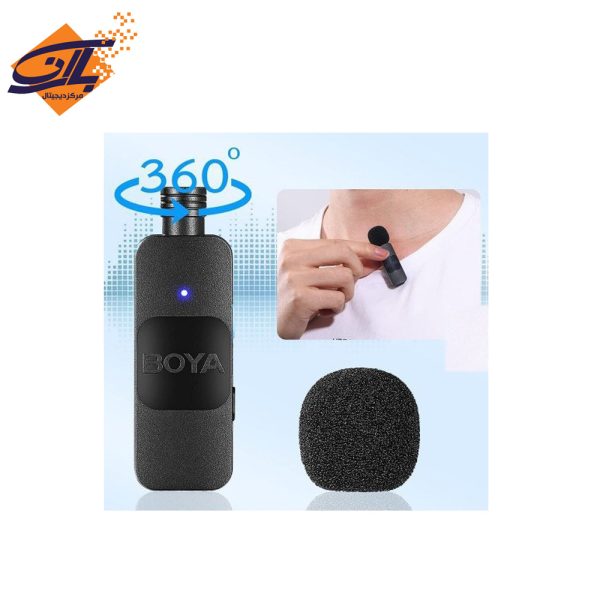 میکروفن یقه ای بی سیم بویا مدل BY-V20
