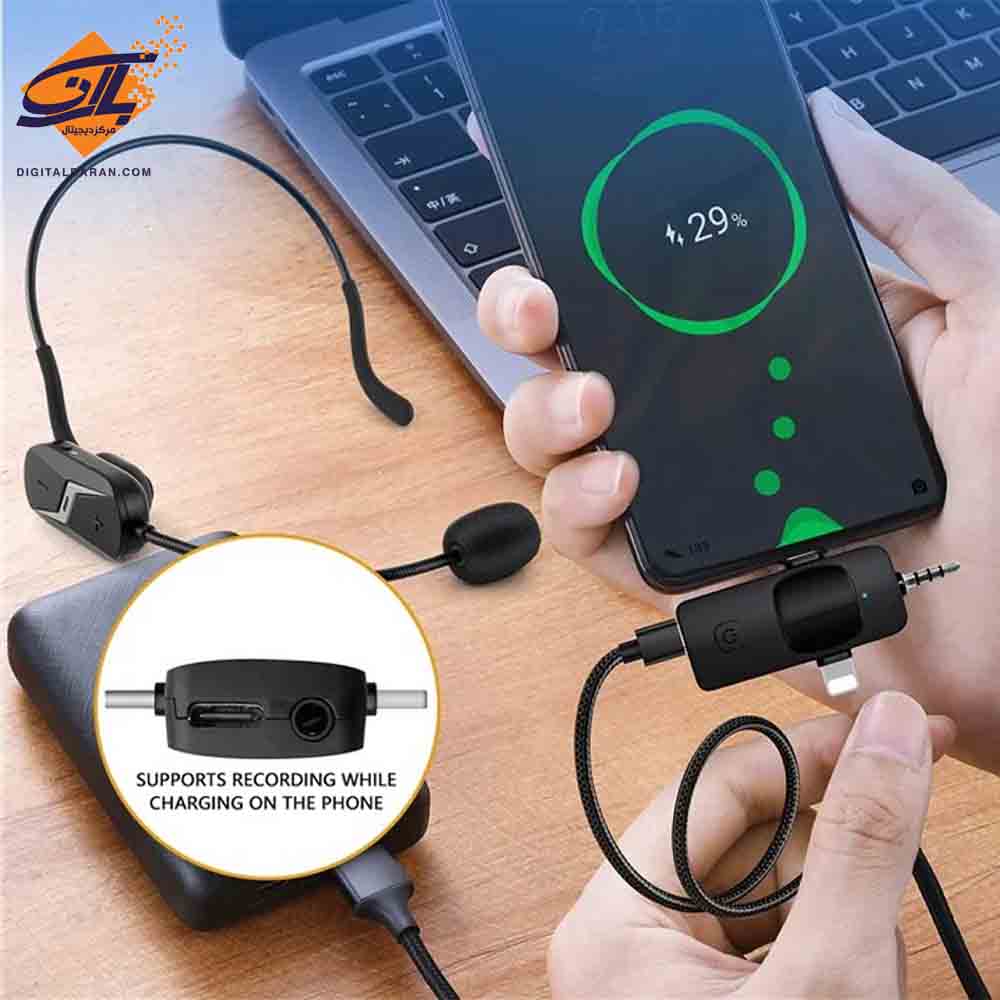 GFG میکروفون هدمیک بیسیم یانمای مدل YANMAI GF13