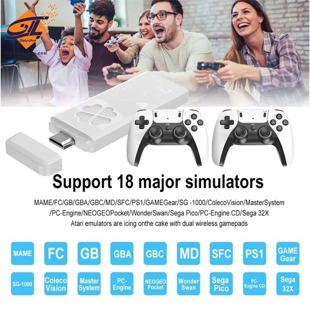 14 کنسول بازی گیم استیک مدل Game Stick SEM F10