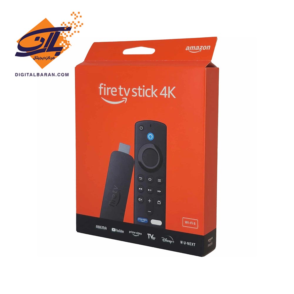12 اندروید باکس آمازون مدل Fire TV Stick 4K Max ظرفیت ۱۶ گیگابایت