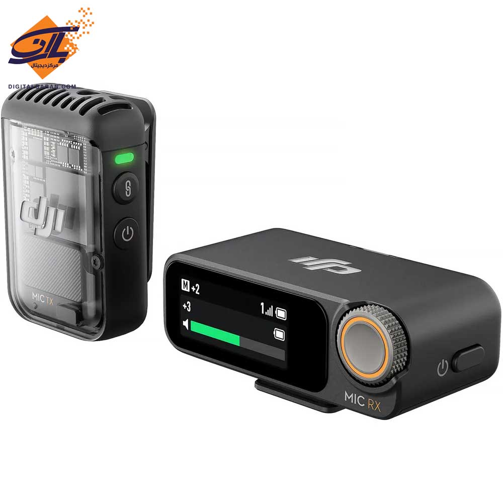 2 میکروفون بیسیم دی جی آی دو کاناله مدل DJI Mic